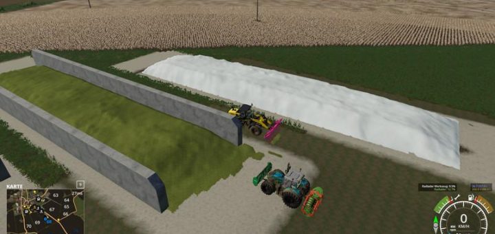 Мод бункер FreilandSilo Plazierbar v1.1 Farming Simulator 2019