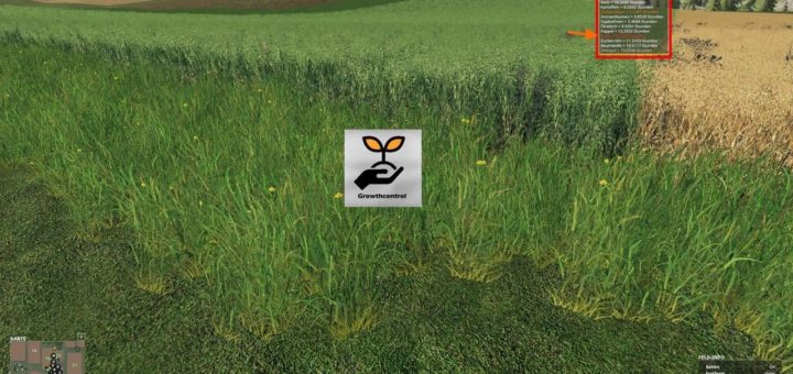 Мод скрипт GrowthControl v1.0.0.0 Farming Simulator 19