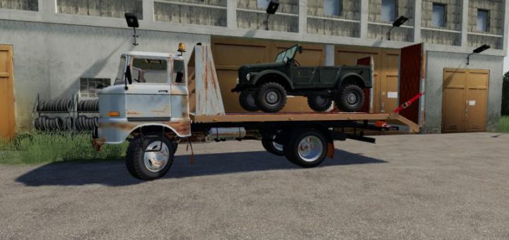 Мод грузовик IFA W 50 Abschlepper v1.0 FS19
