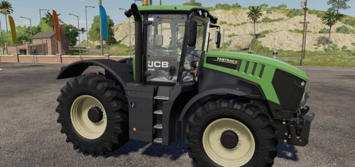 Мод трактор JCB Fastrac 8000 Serie v1.1.0.0 Farming Simulator 19