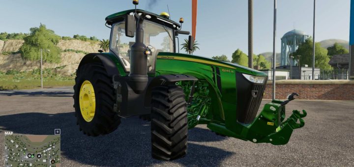 Moд JD Series 8R crawleredition and LEDlight metalic v1.0 FS19