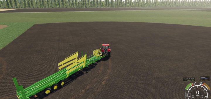 Moд прицеп John Deere 32 bale Autostacker v2.0 FS19