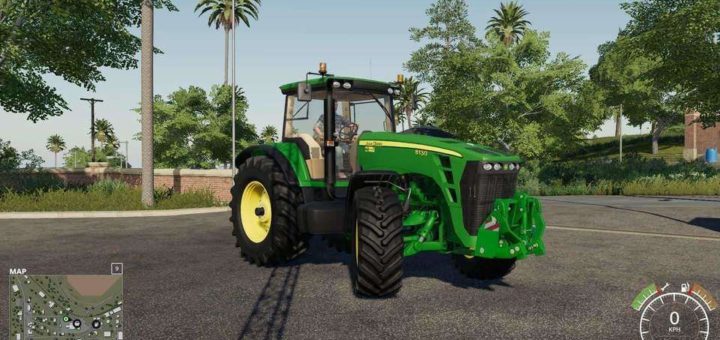Moд трактор John Deere 8130 - 8530 v1.1 Farming Simulator 2019