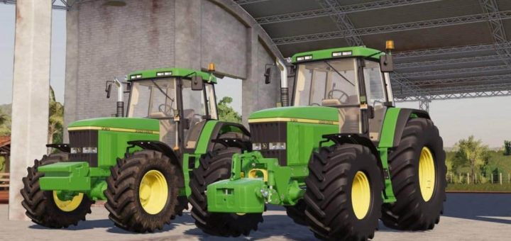 Мод трактор John Deere 7010 V1.0.0.0 Farming Simulator 19