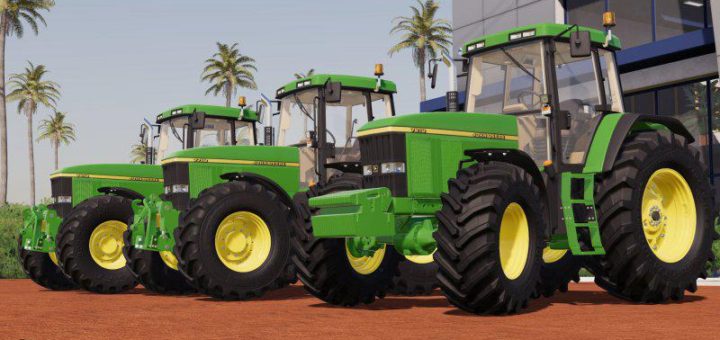 Мод трактор John Deere 7010 Series v1.1.0.0 FS19