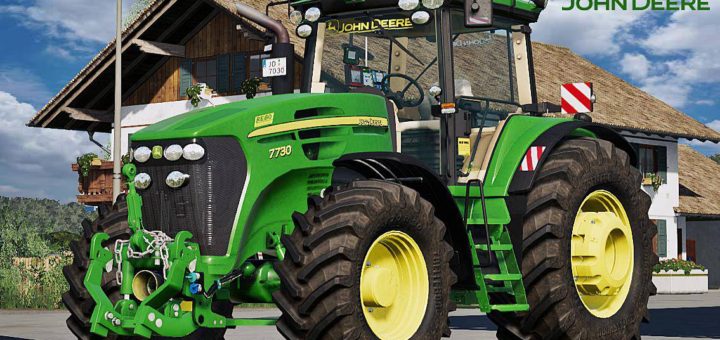 Мод трактор John Deere 7030 Series v1.0 Farming Simulator 19