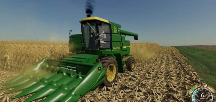 Мод комбайн John Deere 8820 Turbo v1.0 FS19