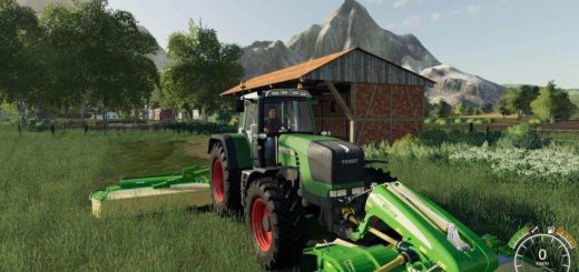 Мод сенокосилка Krone Butterfly v1.0.0.0 Farming Simulator 19