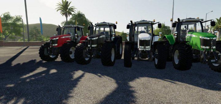 Moд трактор Massey Ferguson 7700 v1.0.0.0 Farming Simulator 2019
