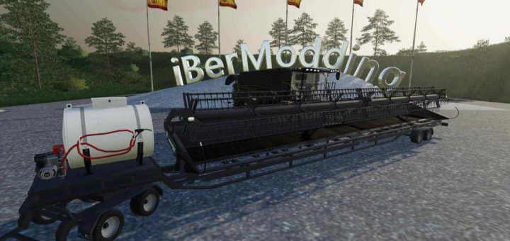 Мод жатка MIDWEST DURUS 55FT V1.0.0.0 Farming Simulator 19