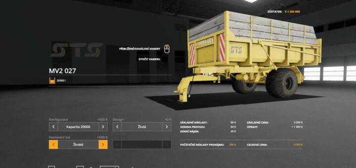 Мод прицеп MV2 027 v1.0.0.0 Farming Simulator 2019