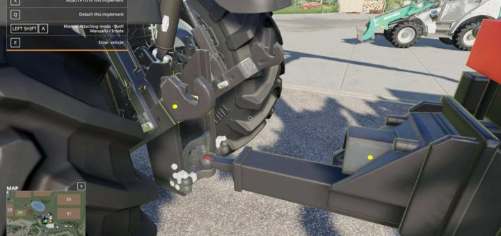Мод скрипт Manual Attaching v1.0 Farming Simulator 19