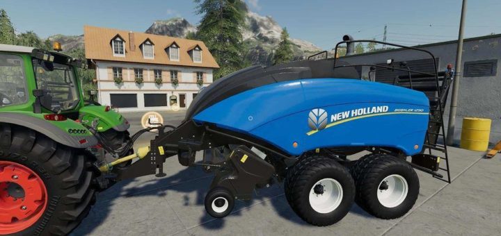 Мод тюкопресс New Holland BB1290 v1.0.0.0 FS19