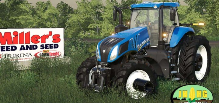 Мод трактор New Holland T.8 Row Crop v1.0 FS19