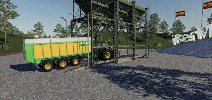Мод хранилище Placeable Farm Silo v1.0.0.0 FS19