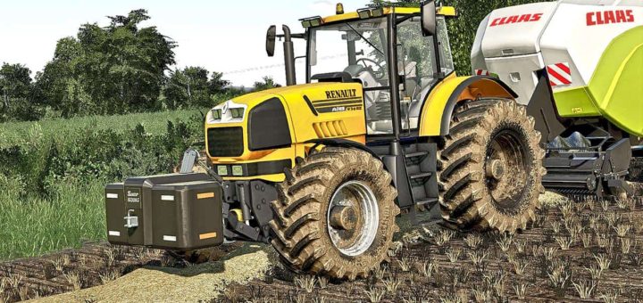 Moд трактор Renault Atles Serie v1.0 Farming Simulator 2019