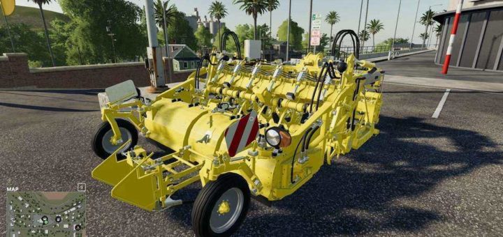 Мод жатка Ropa RR6x45 v1.0.0.0 Farming Simulator 19