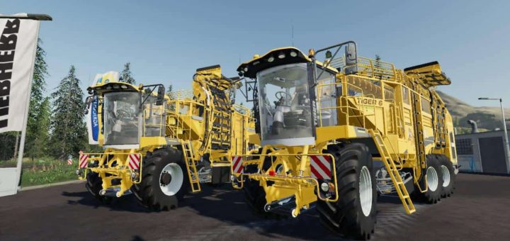 Мод Ropa Tiger, Panther, Maus 5, cutters and trailer FS19