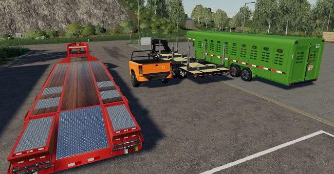 Мод ПАК TRAILER PACK v1.0.0.0 Farming Simulator 19