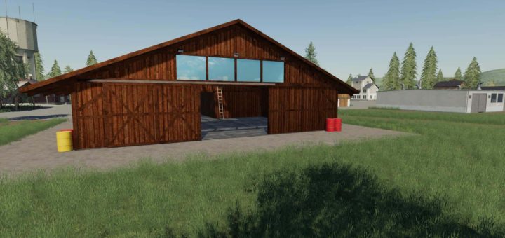 Moд хранилище Tube Storage v1.0.0.0 Farming Simulator 19