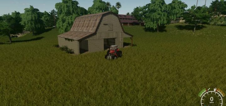Мод амбар Tennessee Barn v1.0 Farming Simulator 19
