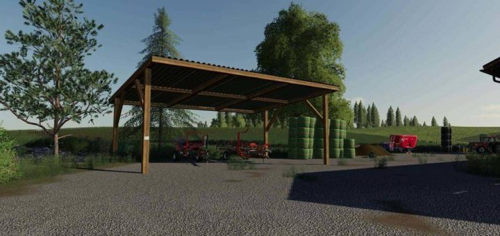 Мод ПАК Two barns v1.0.0.0 Farming Simulator 2019