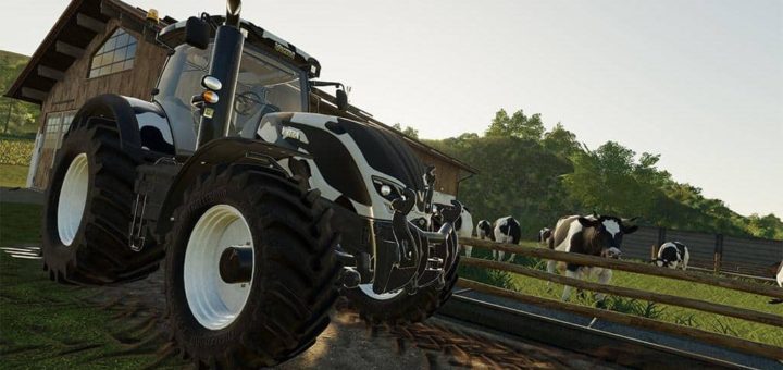 Мод трактор Valtra S Series CowEdition v1.0.0.0 FS19