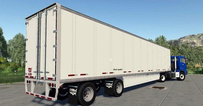 Мод прицеп Wabash 53ft Dry Van v1.0.0.0 FS19