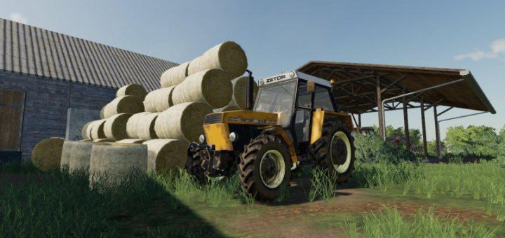 Мод трактор ZETOR 8145-10145 v1.0.0.0 Farming Simulator 19