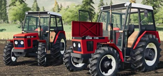 Мод трактор ZETOR 7745 V1.0.0.0 Farming Simulator 19