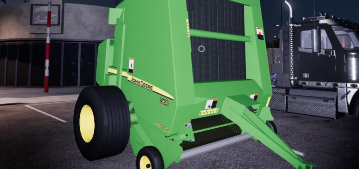 Мод тюкопресс JOHN DEERE 568 BALER V1.2.0.0 FS19