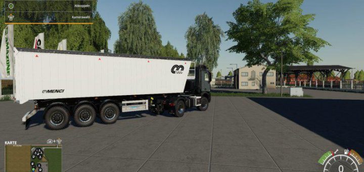 Мод прицеп Menci Trailer v2.0 Farming Simulator 2019