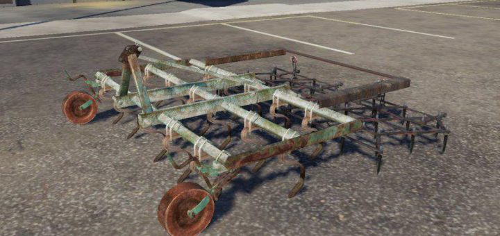 Moд культиватор Polski Cultivator v1.0 Farming Simulator 2019