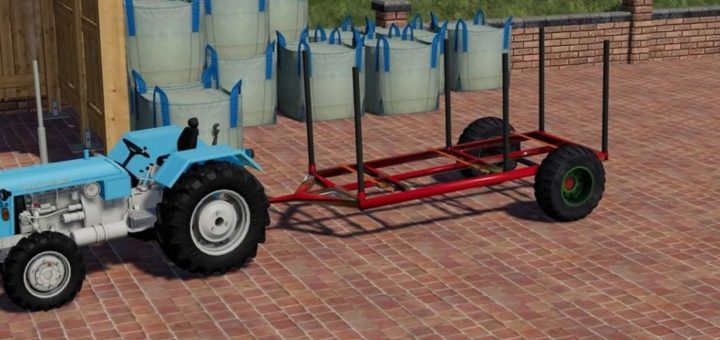 Мод прицеп Prikolica za drva v1.0.0.0 Farming Simulator 19