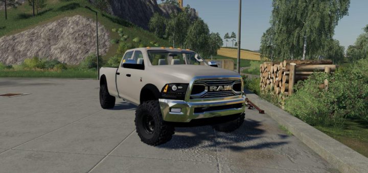 Мод авто RAM 3500 SRW WIP V1.0 Farming Simulator 2019