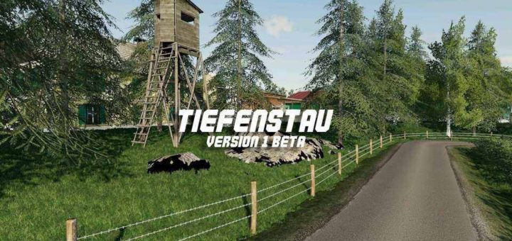 Мод карта TIEFENSTAU V1.0 BETA Farming Simulator 2019