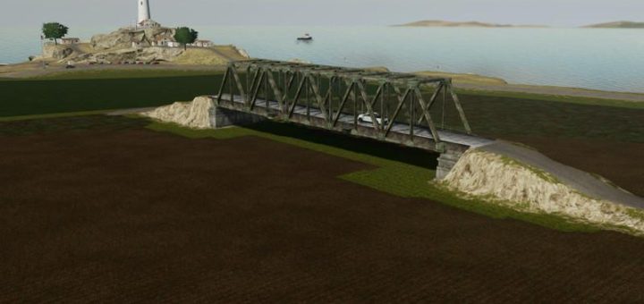 Moд мост Tressel Bridge v1.0.0.0 Farming Simulator 19