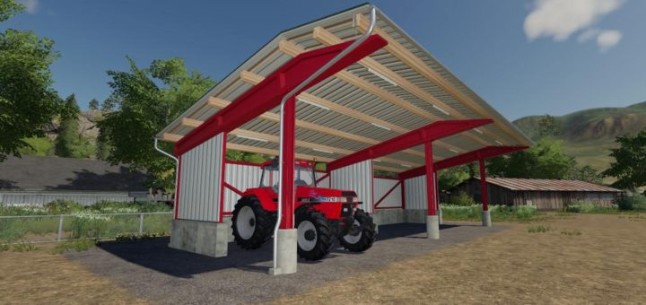 Мод навес Vehicle Shelter v1.0.0.0 Farming Simulator 2019