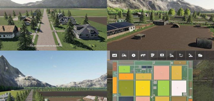 Мод карта WHISPERING PINES V1.0.0.0 Farming Simulator 19