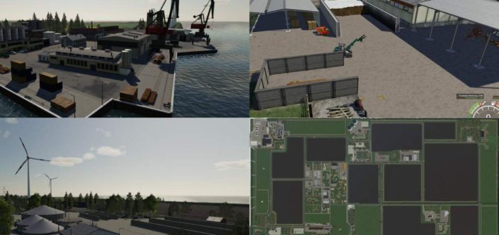 Мод карта NORDFRIESISCHE MARSCH V1.3 FS19