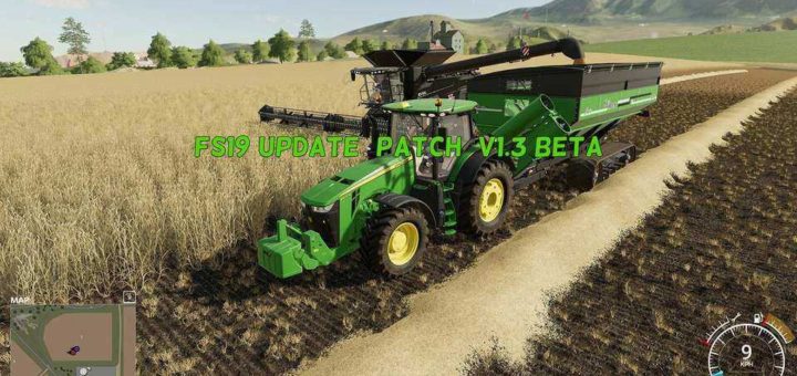 Патч UPDATE PATCH V1.3 BETA Farming Simulator 19