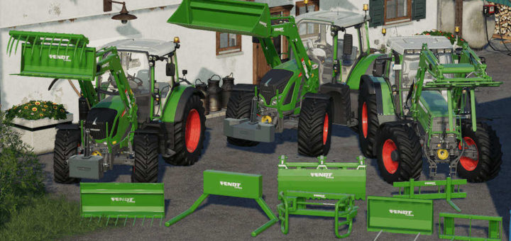 Мод ПАК Fendt Cargo Pack V1.0 Farming Simulator 19