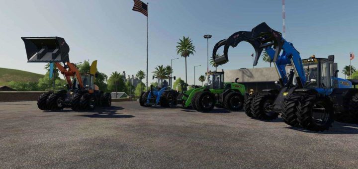 Мод ПАК NEW HOLLAND 190 WHEEL LOADER PACK V1.0 FS19