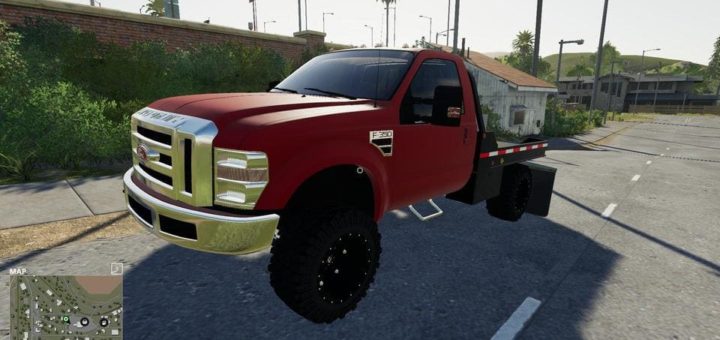 Moд авто 2010 F350 RegCab flatbed v1.0.0.0 Farming Simulator 19