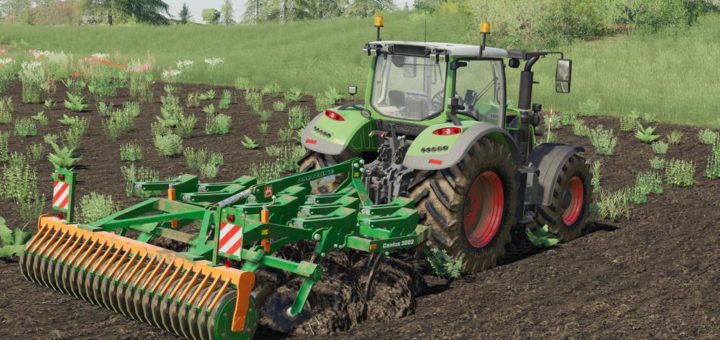 Мод культиватор Amazone Cenius 3002 v1.0.0.0 Farming Simulator 19