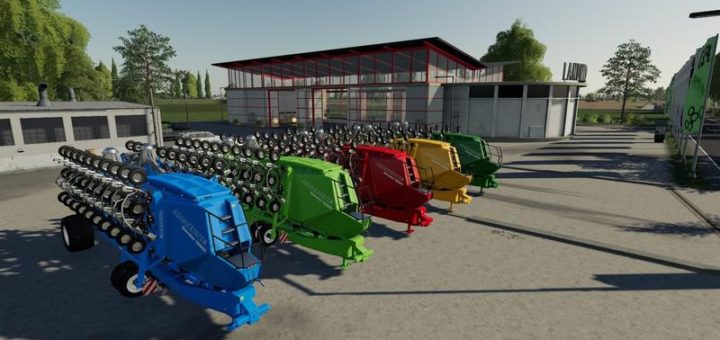 Мод сеялка Amazone Condor15001 NF-Marsch MultiFruit MultiColor v2.2 FS19