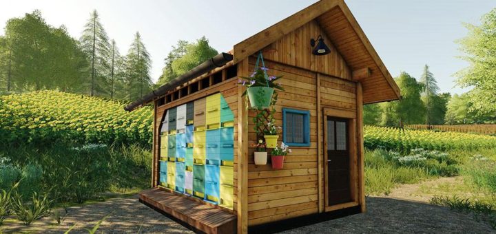 Мод BEEHOUSE v1.0 Farming Simulator 2019