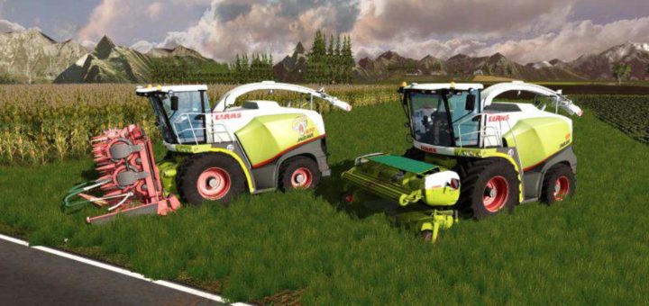 Мод ПАК CLAAS JAGUAR 800 PACK Farming Simulator 17