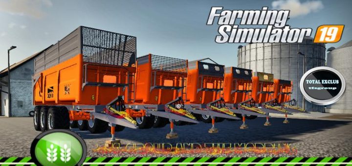 Мод прицеп DEZEURE 24T v1.0 Farming Simulator 19