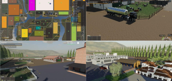 Мод карта DONDIEGO MAP V1.4 Farming Simulator 19